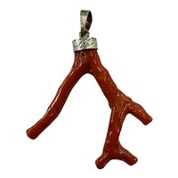 Pendant Mandile 1922 Woman Coralli in Silver Corallo 2MCIC35